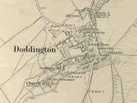 Map of Doddington Parish c 1860